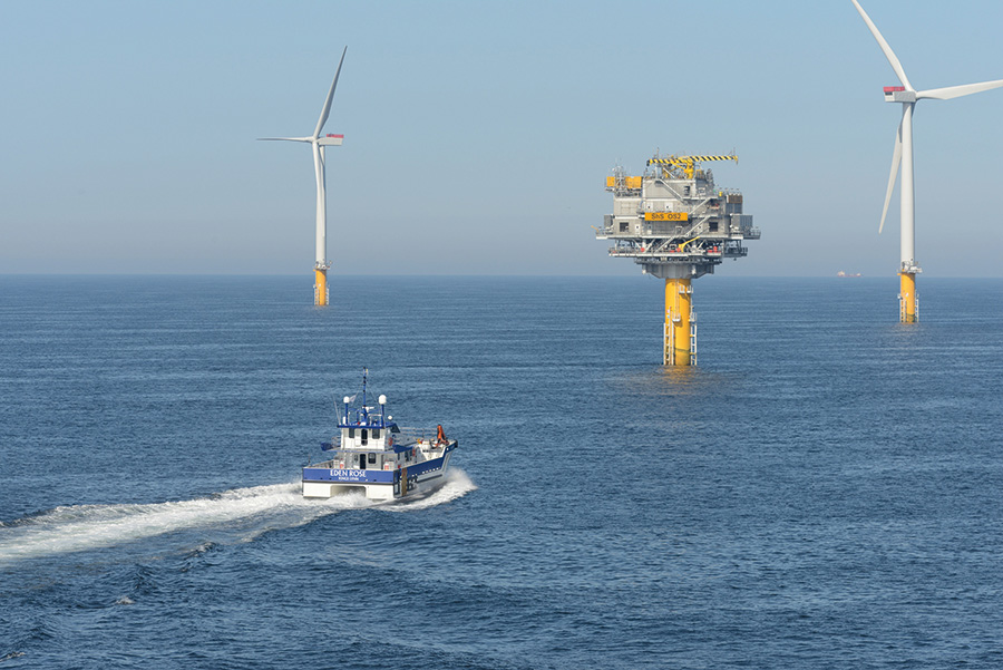 Eden Rose at Sheringham Shoal Windfarm